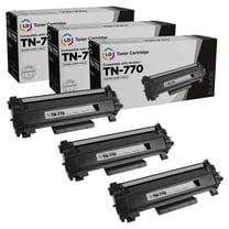 LD Products Toner Compatible Replacement Brother TN770 TN-770 TN760 TN-760 Super HY Black 3pk