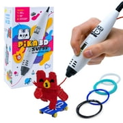 New Children Pen 3D Pen Magic 3D Drawing Printing Printer Pen Kids Toys  Printer Cotton Pen USB Pen Bubble Strokes Children Hobbies Children with  Colors Printing Pen Filament Refill-1SET