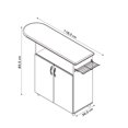 thumbnail image 5 of Mueble Para Planchar Criativa 55012 C/2 Puertas Blanco, 5 of 5