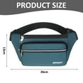 thumbnail image 2 of Mobile phone large-capacity outdoor sports mountaineering cycling running waist bag - blue, 2 of 5