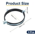 thumbnail image 2 of 3 Pack Split Ring Pipe Hanger, 140mm/5.5inch Adjustable Pipe Bracket Clamp, 2 of 6