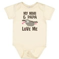 thumbnail image 3 of Inktastic My Mimi and Papa Love Me Sloth Girls Baby Bodysuit, 3 of 5