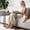Brown, variant on Krpimt C-Shaped End Table for Couch Sofa Side Table with Metal Frame for Bedroom, Living Room, 24.2"x 23.6"x 11.8"(HxWxD),Walnut