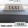 thumbnail image 3 of Frogued Taxi Roof Top Sign Waterproof Magnetic Good Brightness Energy Saving Universal Cab Roof LED Lamp Light Signal Sign Car Supplies (White,1pc), 3 of 13
