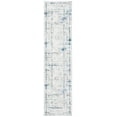 thumbnail image 3 of SAFAVIEH Amelia Romeo Abstract Runner Rug, Gray/Blue, 2' x 8', 3 of 11