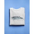 thumbnail image 3 of Cetacea Cuviers Beaked Whale. Sweatshirt Women -June Erica Vess Designs, Female Large, 3 of 4