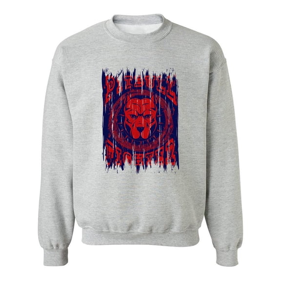 Pitbul Fighter Sweatshirt Men -Image by Shutterstock, Male XX-Large