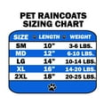 thumbnail image 2 of Pet Dog  Cat Hooded Raincoat Blank, Plain, 2 of 7