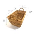 thumbnail image 5 of Hometrends Woven Water Hyacinth Storage Basket, 5 of 5