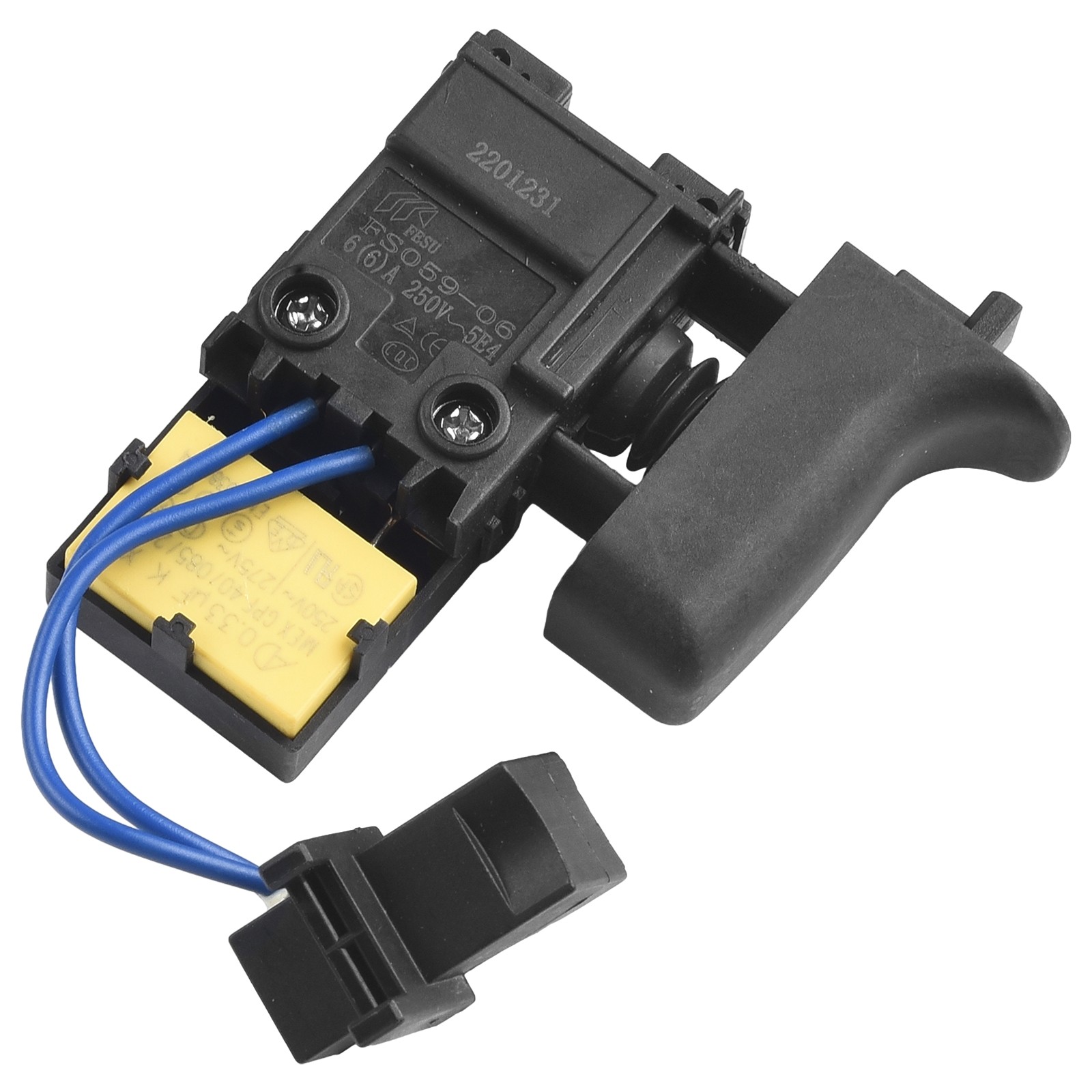 Interrupteur De Commande De Rechange Pour DS4010, HR2470, HR2460, HR2230 - LED, Plastique Noir - 9
