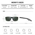 thumbnail image 2 of Gafas de sol MERRY'S Rectangulares Polarizadas UV400 S8225 para hombre y mujer, 2 of 6