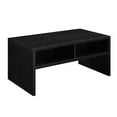 thumbnail image 2 of Convenience Concepts Northfield Table Basse Amiral Deluxe avec Étagères, Noir, 2 of 7