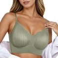 thumbnail image 1 of Brasier Mujer Sujetador sin Costuras y sin Aros para Mujer, sin Derrames Laterales, Push up, Suave, Cómodo, sin Relleno, Bralette de Talla Grande, Transpirable, Ropa Interior de Soporte Extra Grande, 1 of 4