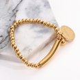 thumbnail image 3 of Pendentif Charme en Cuivre Doré pour Boucles d'Oreilles Bricolage Fabrication de Bijoux Forme Ronde 24 Pcs 0.5 Po, 3 of 8