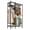 45" L × 16.5" W × 76.4" H, variant on Towallmark 1210 LBS 86.2 " L x 17.3 " W x 76.4 " H Portable Closet Wardrobe Heavy Duty Clothes Rack, Clothing Rack with 4 Hang Rods, 7 Shelves & Hooks, Commercial Grade Adjustable Closet Garment Rack