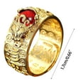 thumbnail image 2 of Vaidha Feng Shui Ring Anillo Mantra Wealth Protection Efficacious Rings For Men & Women, Ring, 2 of 3