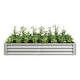 thumbnail image 5 of Aukfa Raised Garden Bed Outdoor, Large Heavy Metal Planter Box Steel Kit for Vegetables Flowers Herb, 6 ft x 3 ft, Silver, 5 of 8