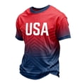 thumbnail image 2 of Usa Soccer Jersey for Men Short Sleeve T Shirts V-Neck Tee Soft Fashion Jerseys 2026 Summer 4th of July Shirts, 2 of 4