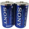 Sony AM2-B2D STAMINA PLUS C Alkaline Batteries, 2 pk