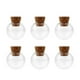 thumbnail image 3 of 6 botellas de vidrio con tapón de corcho, frascos, viales, colgantes artesanales, amuletos de deseos. 20mm, 3 of 9
