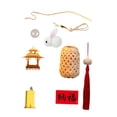 thumbnail image 3 of Linterna del Festival del Medio Otoño, linterna de estilo chino, adorno de linterna de mano, linterna hecha a mano para niños, Festival de Primavera Estilo B 36cmx4.5cm, 3 of 8