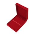 thumbnail image 2 of Xuanheng Boîte de Rangement pour Médailles avec Couvercles Anti-Poussière, Porte-Médailles Portable pour Objets de Collection, Écussons, Course, Rouge, 2 of 8