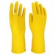 thumbnail image 1 of Amarillo 5 pares de guantes de látex resistentes al desgaste de goma impermeables engrosados ​​para lavavajillas domésticos (S) Rojo Verde, 1 of 5