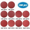 thumbnail image 2 of 112PCS 4"x36" Belt and 6" Disc Sander Sanding Belts 60-400 Discs 60-1000 Grit, 2 of 7