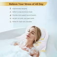 thumbnail image 4 of Bath Pillow, Tub Pillow for Bathtub with Strong Non-Slip Suction Cups and Comfortabl 3D AirMesh Bath Pillow for Women &Man, 4 of 11