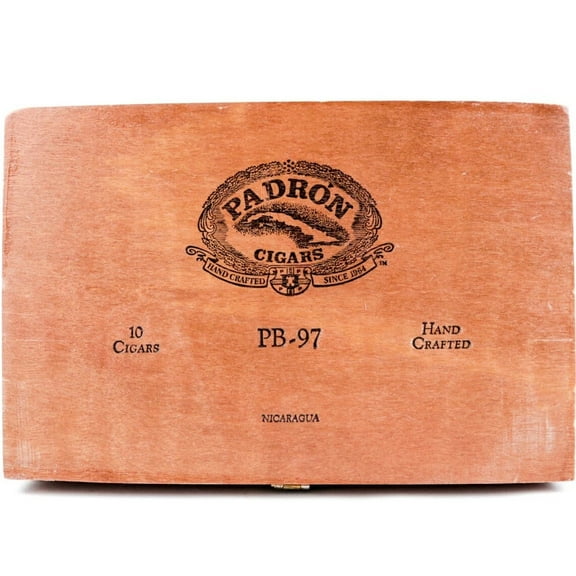 Padron PB-97 Empty Wood Cigar Box 7.75" x 5.25" x 2"