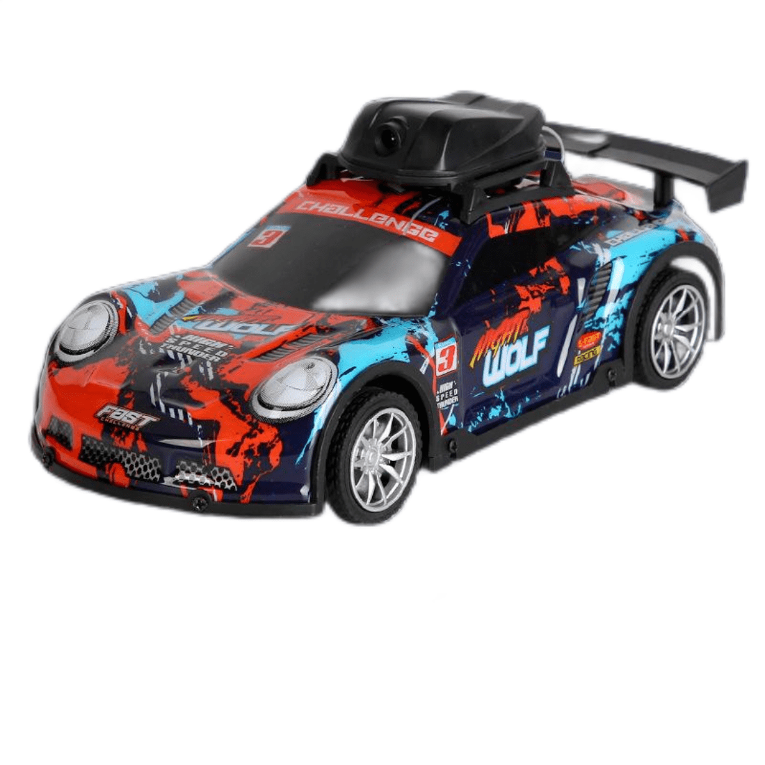 FPV RC Drift Car with Live Camera, 2.4GHz 4-Channel APP Controlled Remote Control Vehicle, USB Rechargeable Car with LED Lights for Adults, All-Terrain Hobby Grade RC Car -1 Battery