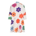 thumbnail image 5 of ibuvkizy Women Plus Size Dress,Womens Fashion Summer Dress,Women'S V-Neck Shirt Dress Loose Print Long-Sleeved Plus-Size Dress,Maxi Dress,Sun Dresses Maxi Dresses for Women 2025, 5 of 5