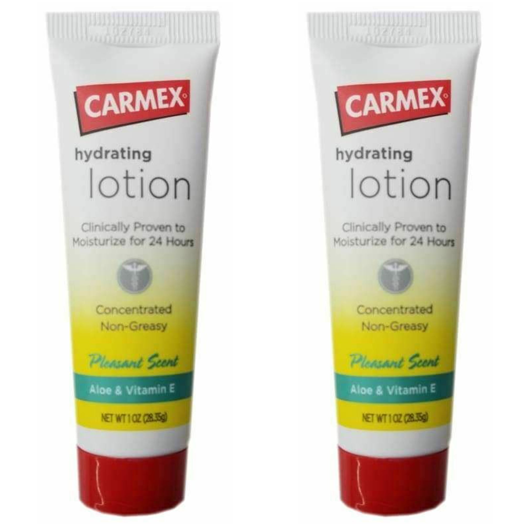 2 Pack) Carmex Hydrating Lotion Aloe And Vitamin E 1 Ounces - Walmart.com