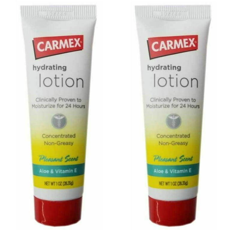 2 Pack) Carmex Hydrating Lotion Aloe And Vitamin E 1 Ounces - Walmart.com