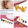 thumbnail image 6 of FaithHeart Nordic Viking Wolf Head Stud Earrings for Men Women Celtic Knot Gold Plated Stainless Steel Gothic Punk Hypoallergenic Lightweight Boyfriend Valentines Jewelry Gift, 6 of 10