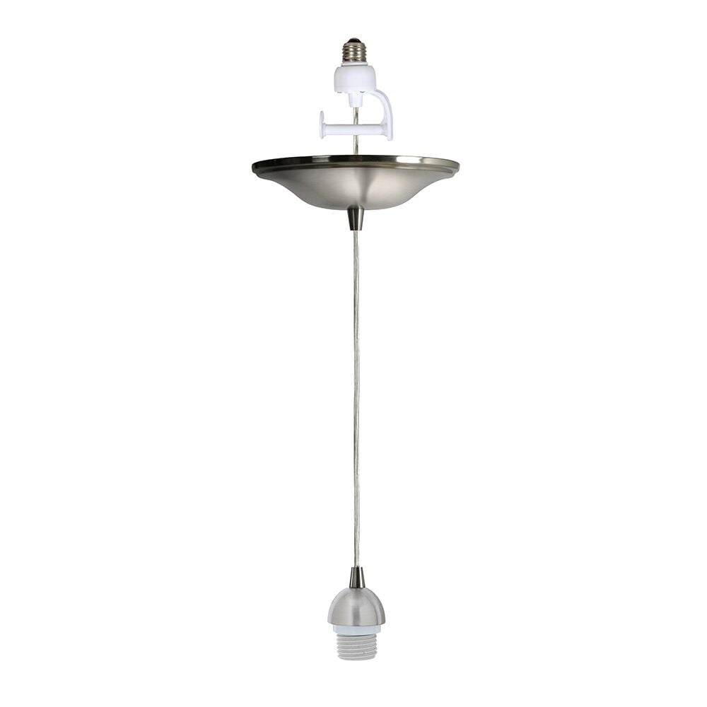 Worth Home Products Instant Screw In Pendant Light with Conversion