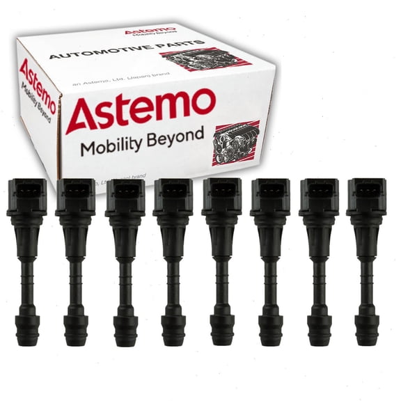 8 pc Hitachi IGC0001 Ignition Coils for 22448-ZE00A 22448-ZE00C C1672 E1051 Spark Plug Wire Boot Fits select: 2017 NISSAN ARMADA PLATINUM, 2006-2008 NISSAN TITAN XE/SE/LE