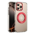 thumbnail image 2 of Magnetic 360° Rotation Ring Stand for iPhone 13 Pro Max Case, Military Drop Protection, Compatible with MagSafe, Non-Yellowing, With Kickstand,Shockproof Anti-fall Phone Case Cover,Red, 2 of 13