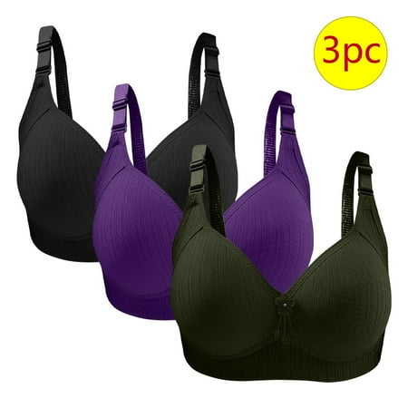 LLYWEY Womens Sports Bras Plus Size Clearance Beige Bras Women Ladies Balconette Bra Style-1270 Women s Plus Compression Bra Feature Adult Female Cotton Sports Bras Green-1 42B