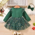 thumbnail image 6 of Gerichy Kid Toddler Girl Christmas Outfit Romper Dress/Tutu Dresses Baby Girls Matching Outfits 0-18 Months, 6 of 7