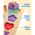 thumbnail image 4 of Rompecabezas Montessori Toy Coogam con forma de madera de 3 a 5 años, 4 of 7
