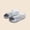 White, variant on Girls Glitter Jelly Mary Jane Shoes,Closed Toe Flats for Toddler/Little Girls Water Shoes Pink 11