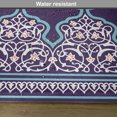 thumbnail image 6 of Ambesonne Moroccan Place Mats Set of 4, Oriental Design, Standard Size, Teal Royal Blue, 6 of 6