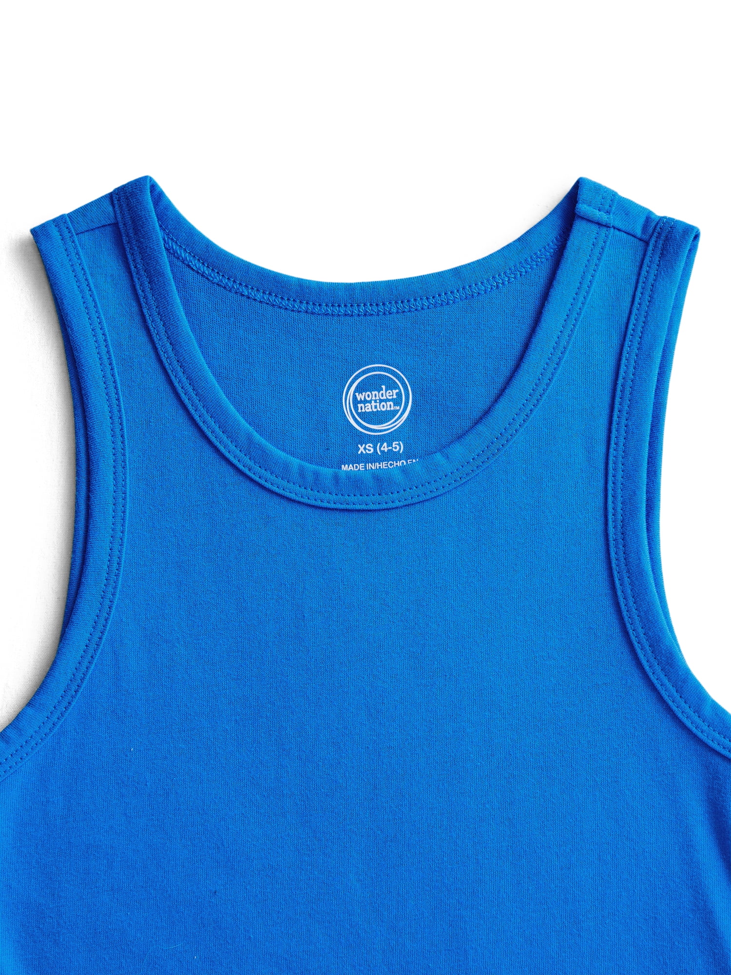 Wonder Nation Boys Kid Tough Tank Tops, 5-Pack, Sizes XS-XXL & Husky