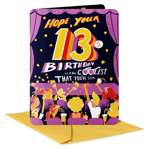 American Greetings 13th Musical Birthday Card for Teen (Coolest Birthday)
