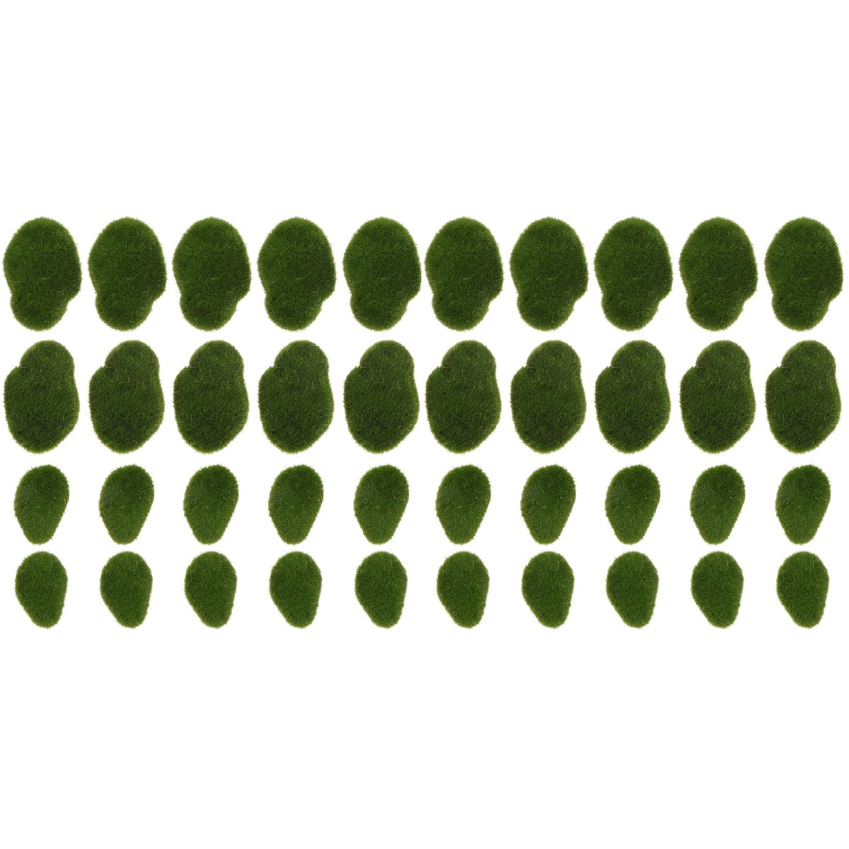Homemaxs 48 pcs Artificial Moss Rocks Simulation Moss Stones for