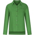 thumbnail image 5 of NANAHuang Womens Button Down Cotton Linen Shirts V Neck Roll Up Long Sleeve Blouses Loose Collared Shirt Casual Work Tops, 5 of 8