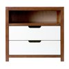 Karla Dubois Oslo 2 Drawer Combo Dresser- Coco/White