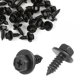 thumbnail image 5 of Tornillos autorroscantes de cabeza con junta, tornillos autorroscantes de metal para madera, orificio de metal plástico para automóvil o hierro fino (100 unidades), 5 of 5