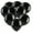 Black, variant on Orange Balloons 100 Pack, 12 Inch Red Latex Balloons (with Ribbon), Orange Balloons Pack For Birthdays, Halloween, Weddings, Baby Showers, Holidays